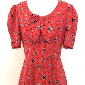 Anthropologie Hi There Karen Walker Vintage Dress